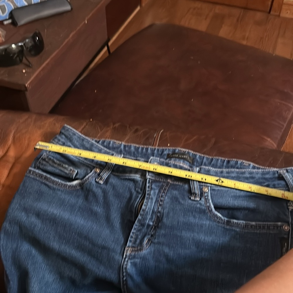 Silver Jeans Women's Flare Blue Denim - Picture 5 of 9